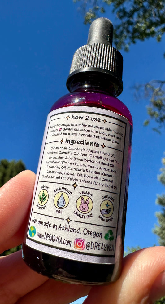 π€ Clear Skies | Balancing Facial Oil ~ Chamomile + Lavender