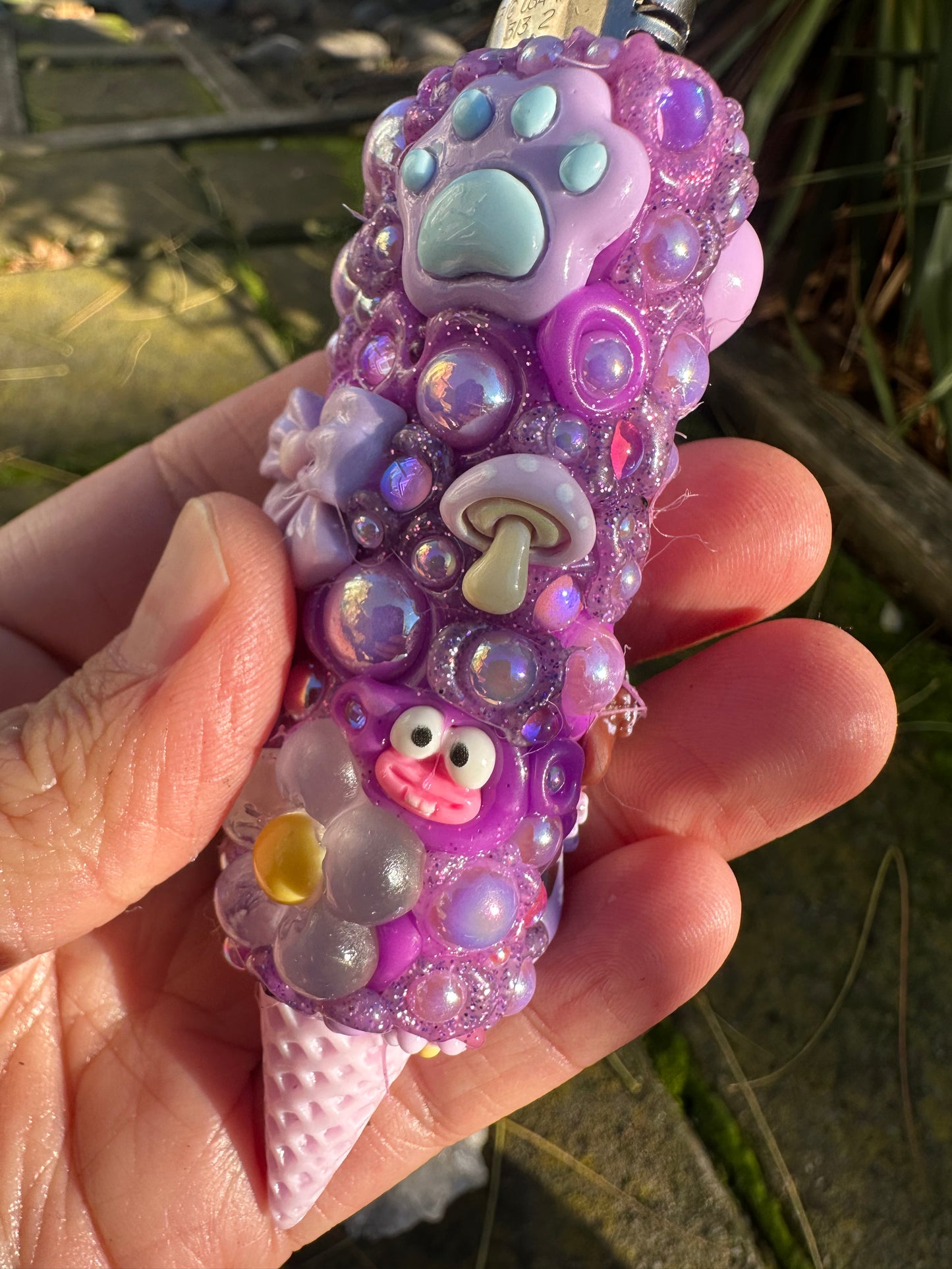 Purple Ice Cream Dream Ooze Lighter Case