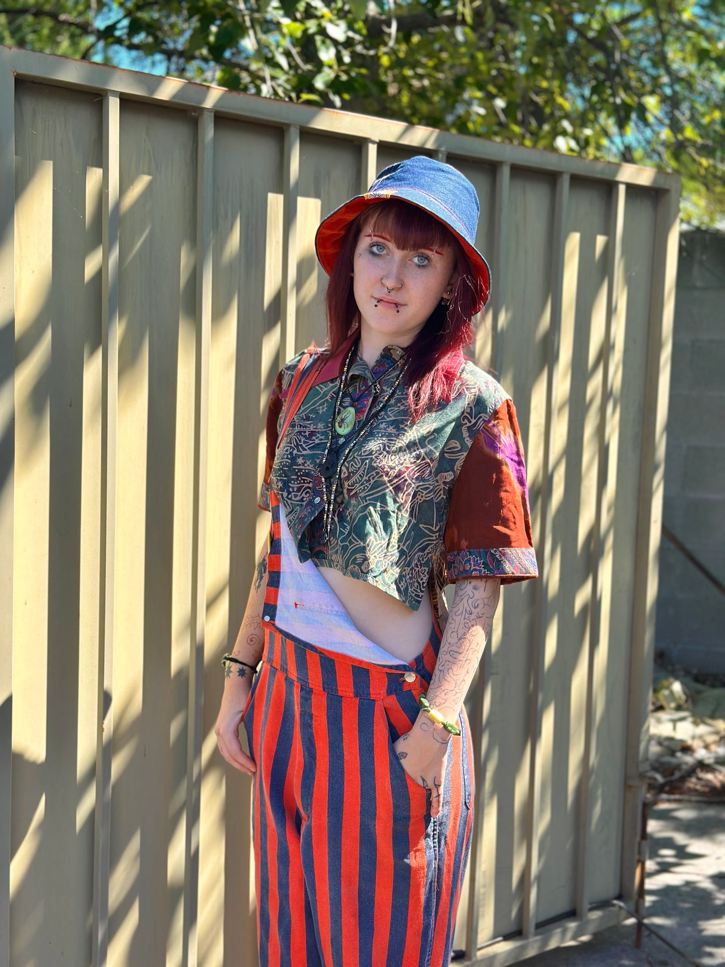 Clementine Scout Bucket Hat | Reversible Handmade ~ 22β Medium π