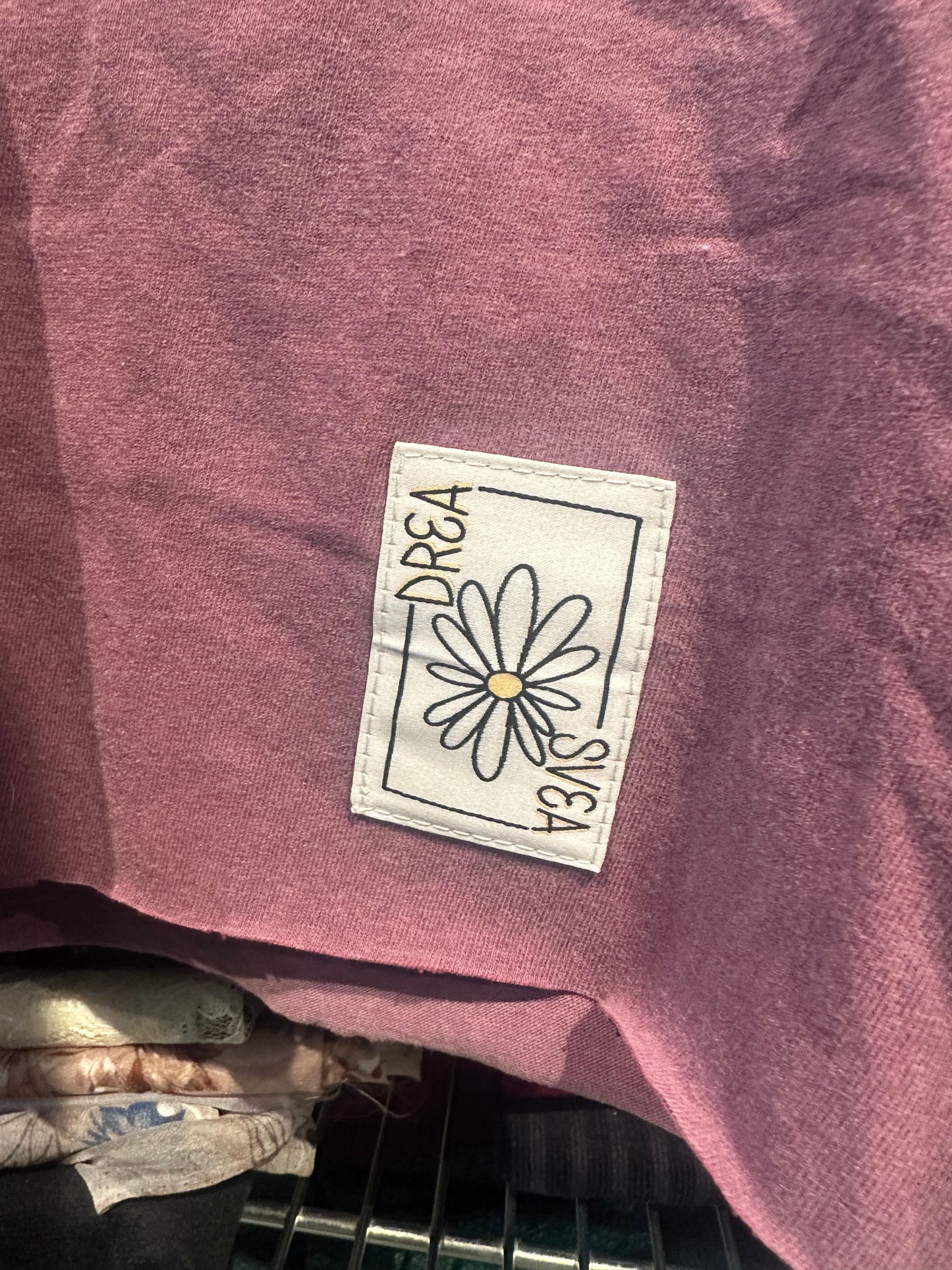 OOAK ~ Medium Cropped Berry Short Sleeve
