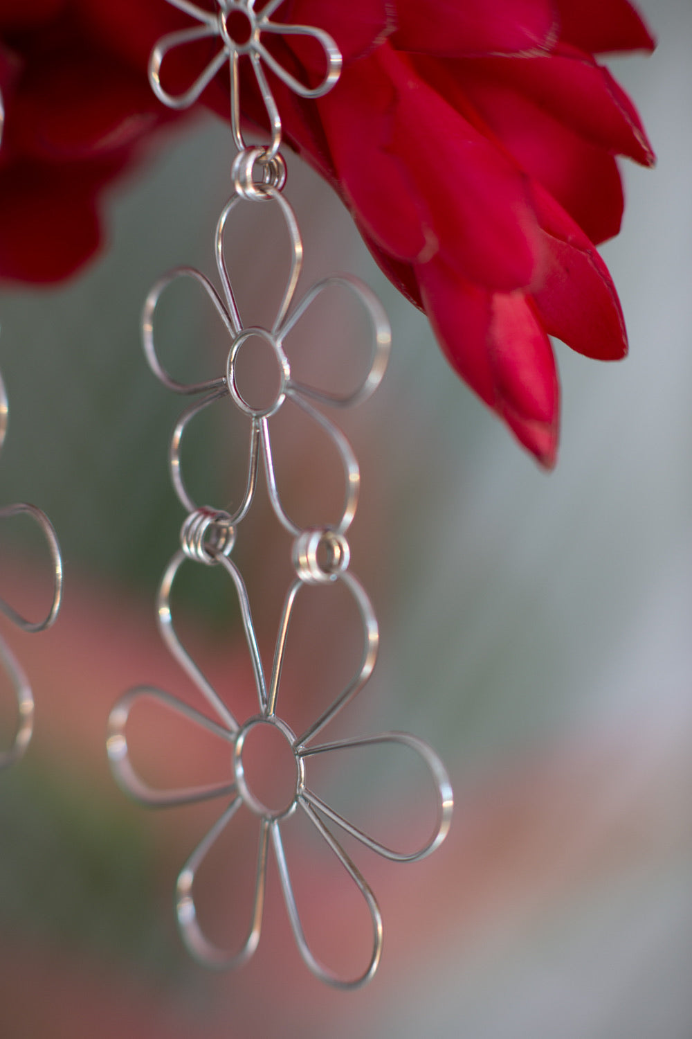 Triple Daisy Studs