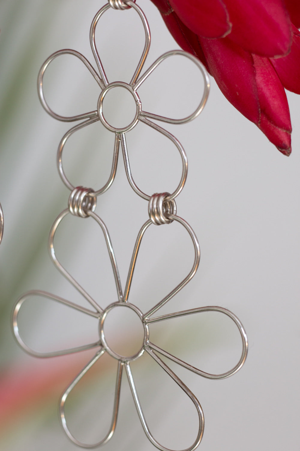 Triple Daisy Studs