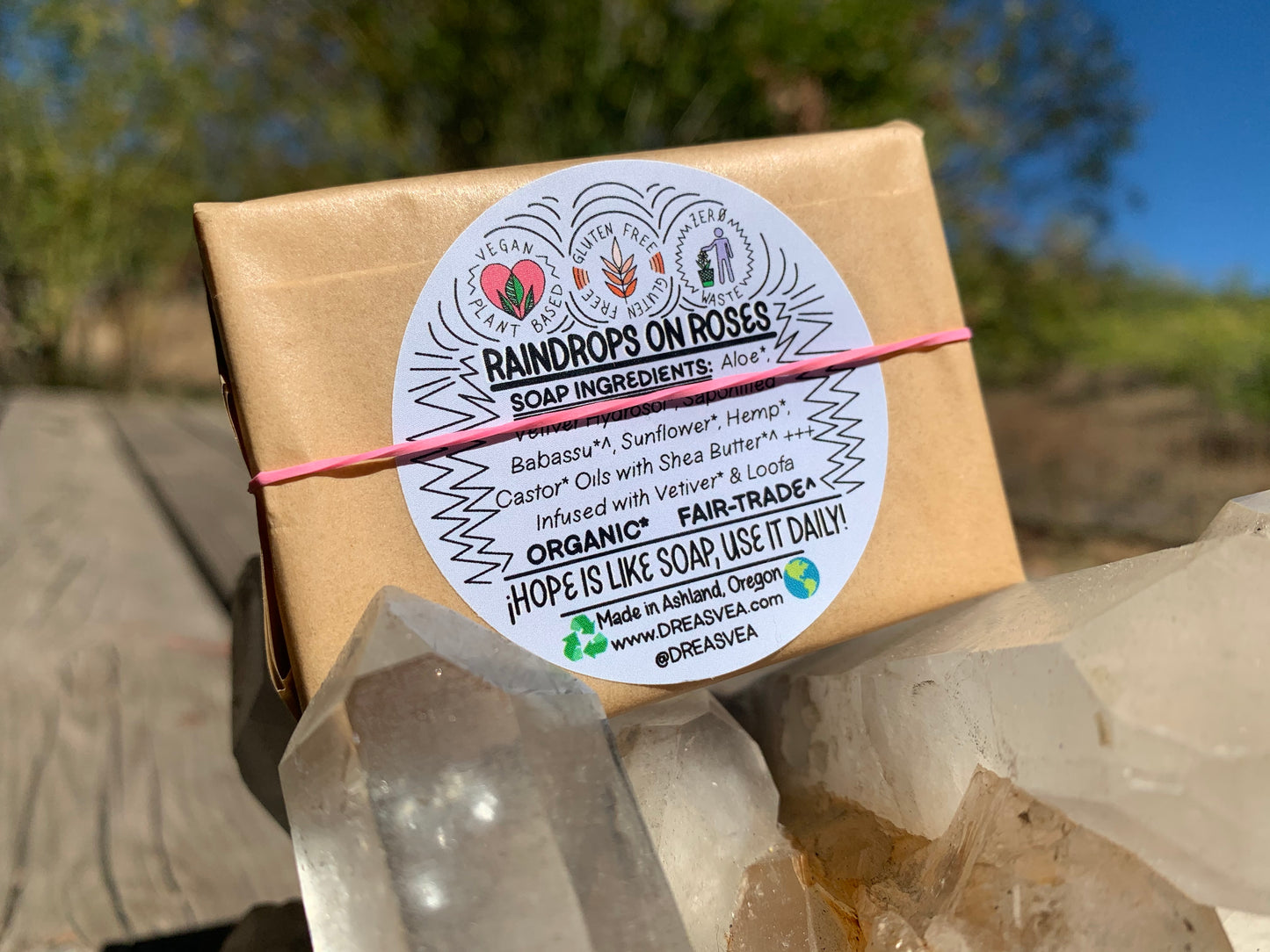 RAINDROPS ON ROSES ~ SOAP
