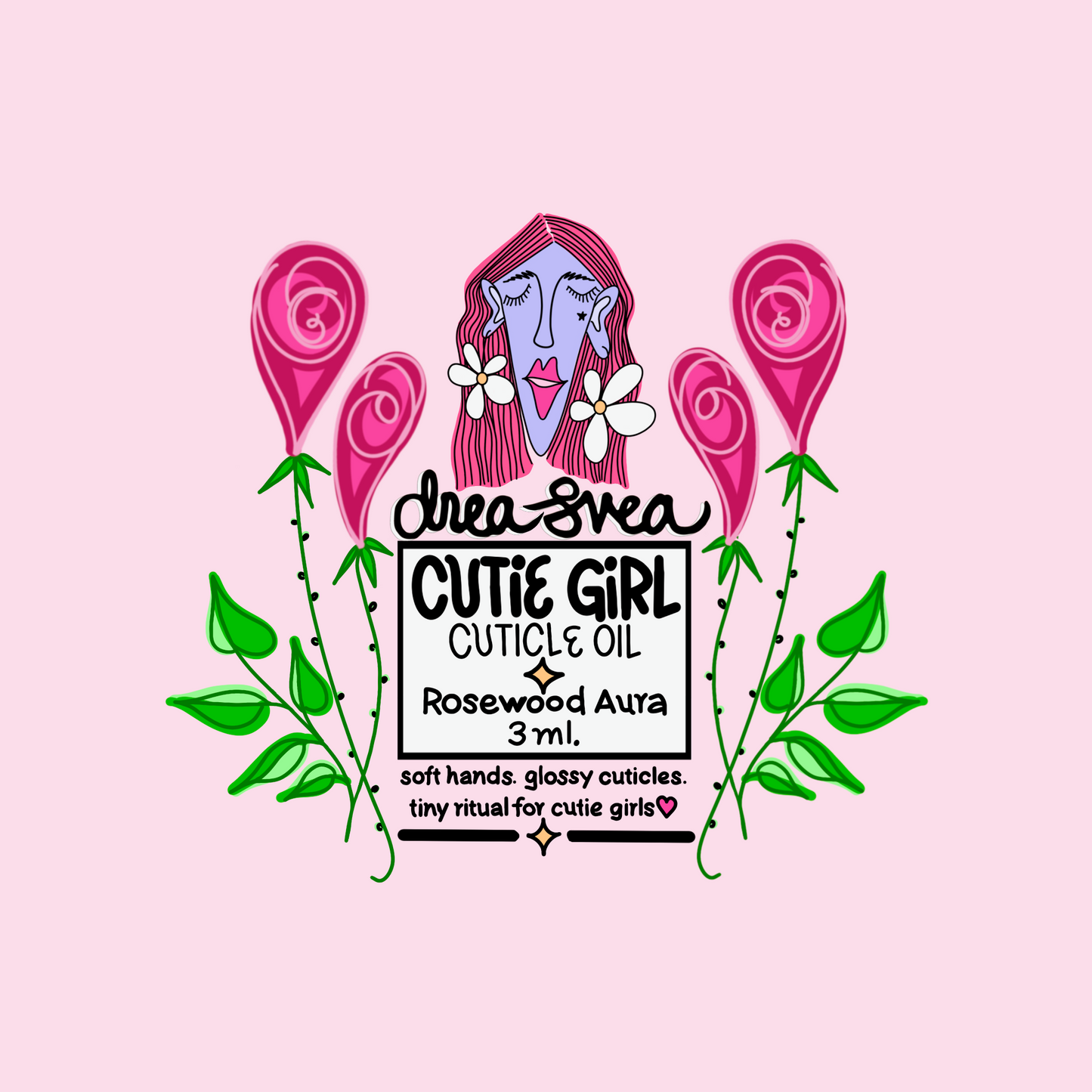 Cutie Girl Oil | Rosewood Aura Cuticle Oil ♡