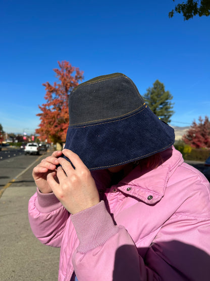 MEDIUM//22"~ BIG BRIM*BUCKET HAT