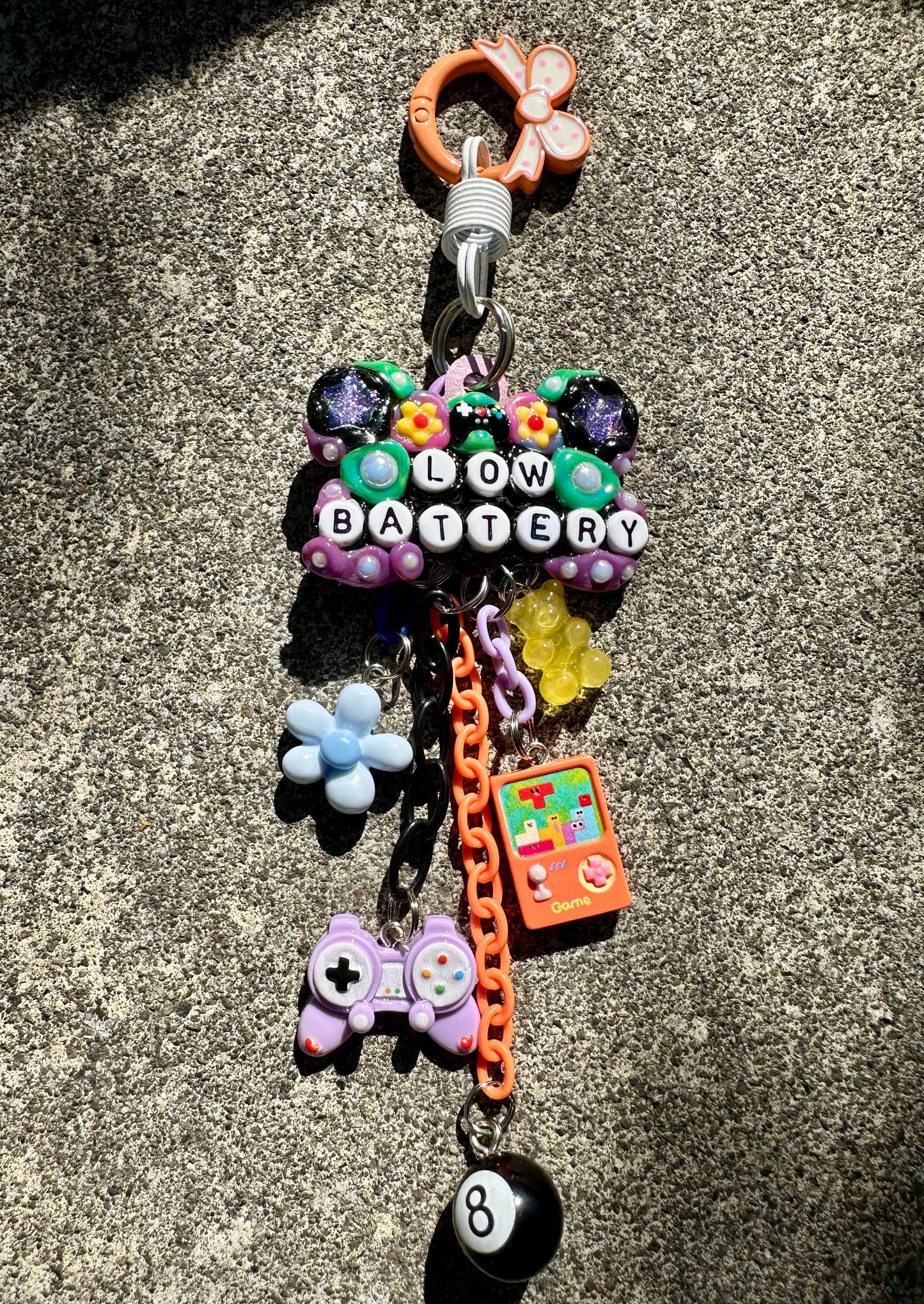 Low Battery ✧ Pocket Pal Bag Charm