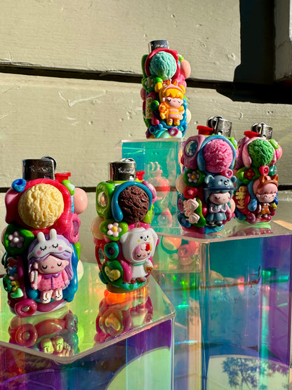 Baby OOZE Pal – planet MELT ✧ Mini Bic Lighter Case || Surprise Collectible