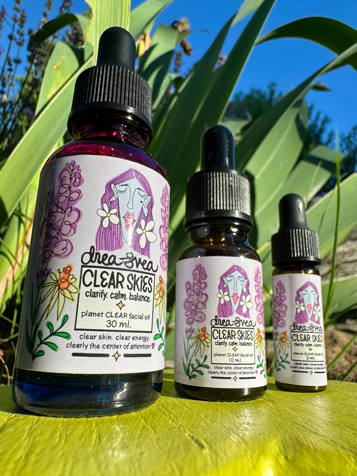 🌤 Clear Skies | Balancing Facial Oil ~ Chamomile + Lavender