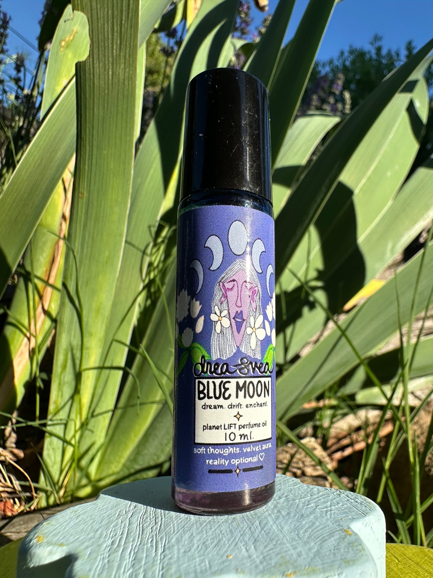 Blue Moon | Botanical Perfume Oil Roller ~ Jasmine + Blue Lotus