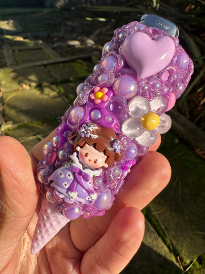 Purple Ice Cream Dream Ooze Lighter Case