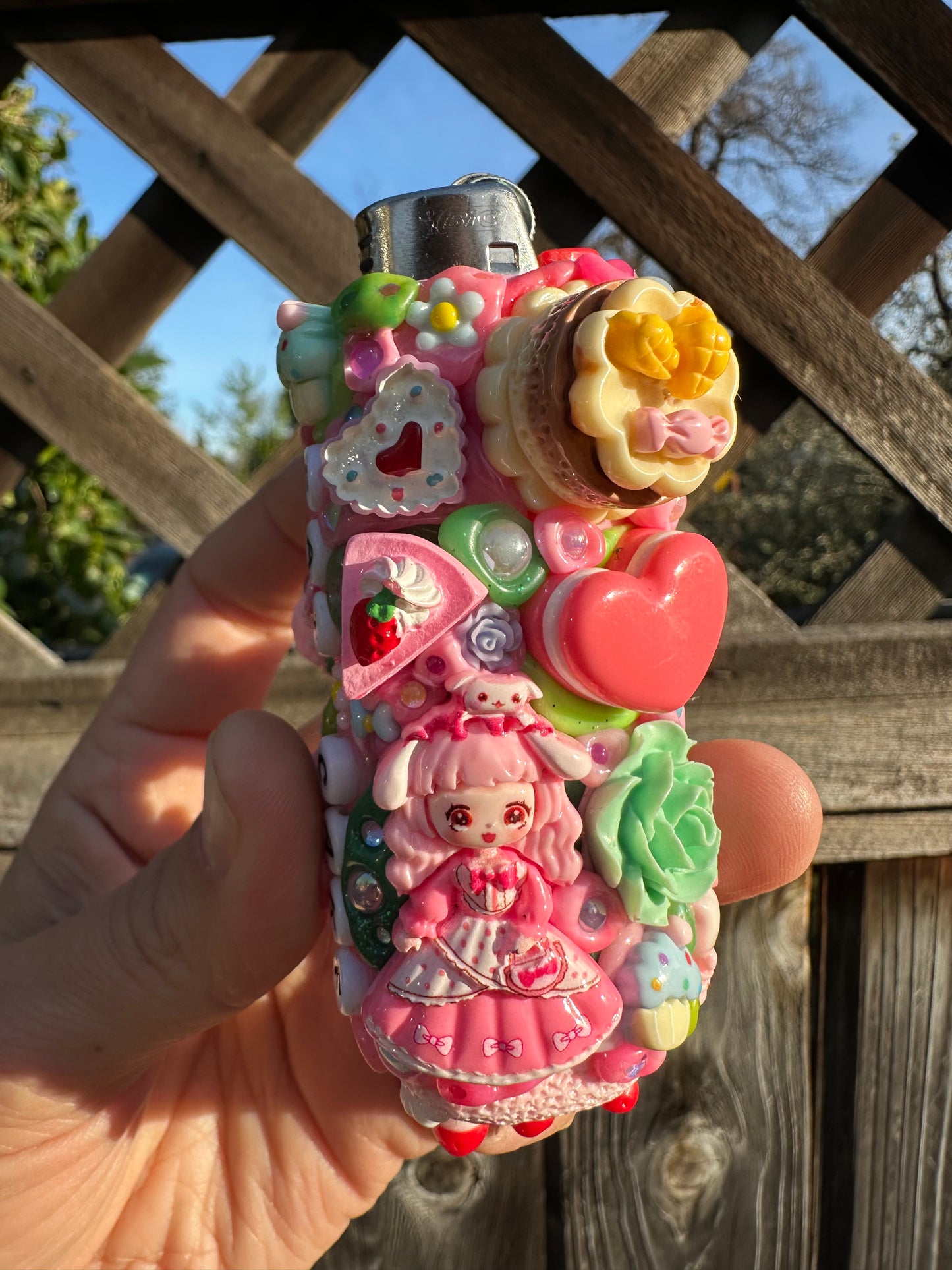 Let Them Eat Cake OOZE Pal | One & Only Handmade Collectible Bic Lighter Case 🎂
