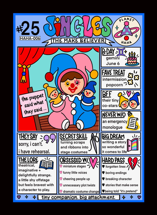 Jingles ✦ planet HAHA collectible trading card