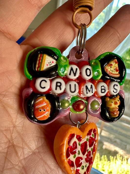 No Crumbs ✧ Pocket Pal Bag Charm