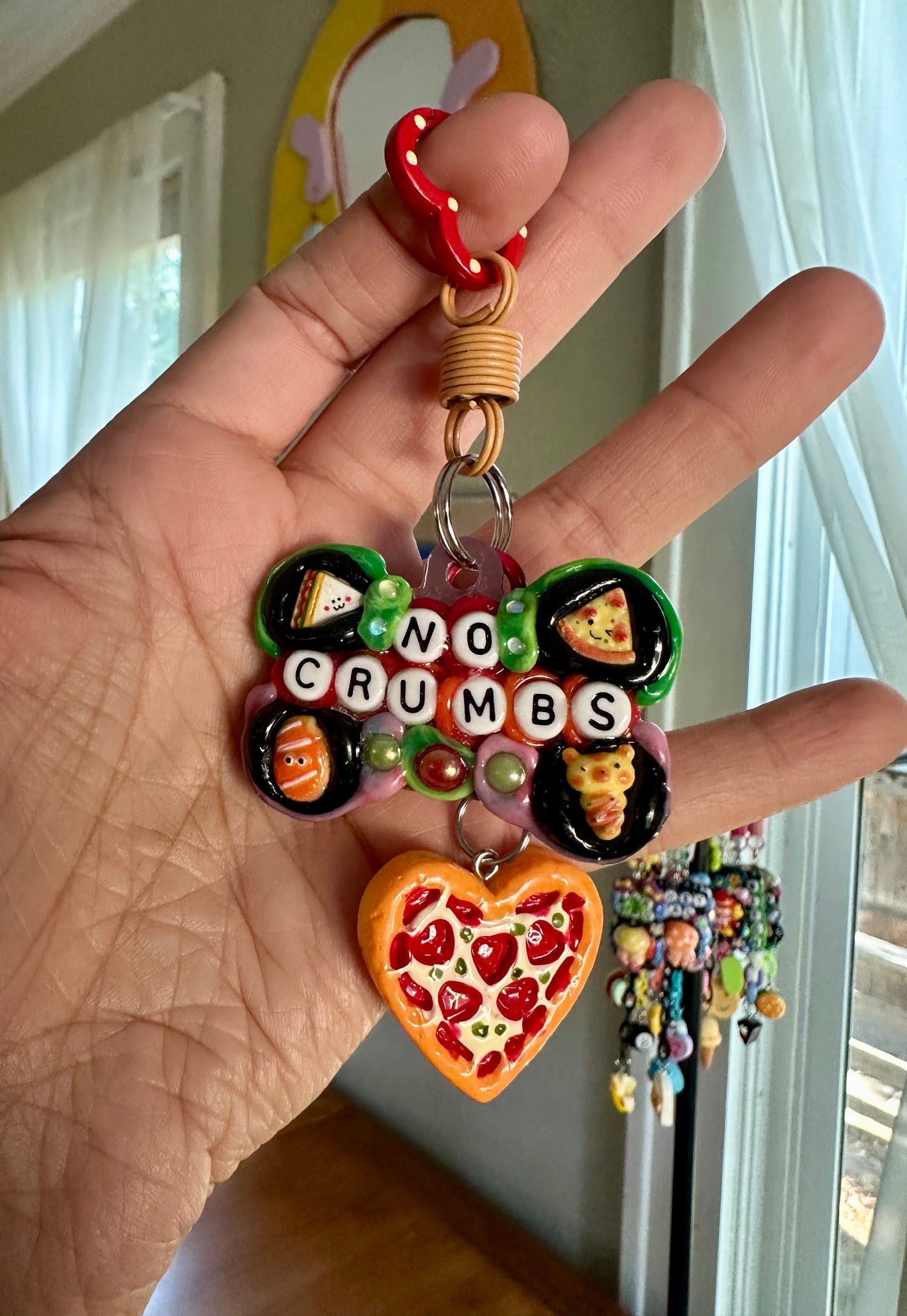 No Crumbs ✧ Pocket Pal Bag Charm