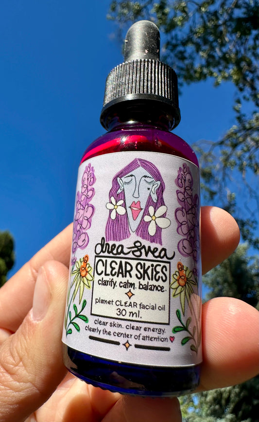 🌤 Clear Skies | Balancing Facial Oil ~ Chamomile + Lavender