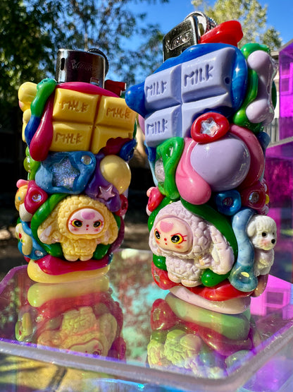 Baby OOZE Pal – planet LAFU | Tennis Collection ✧ Mini Bic Lighter Case || Surprise Collectible