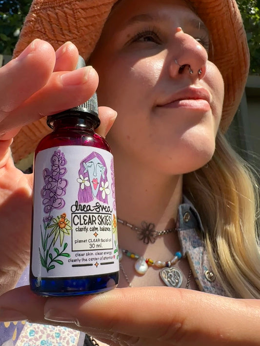 🌤 Clear Skies | Balancing Facial Oil ~ Chamomile + Lavender
