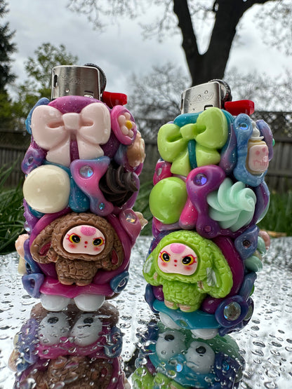 Baby OOZE Pal – Planet LAFU ✧ Mini Bic Lighter Case | Surprise Collectible