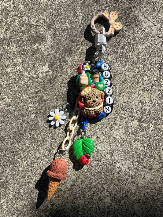 Buzzin ✧ Pocket Pal Bag Charm| Crumb ~ Planet BARK ♡