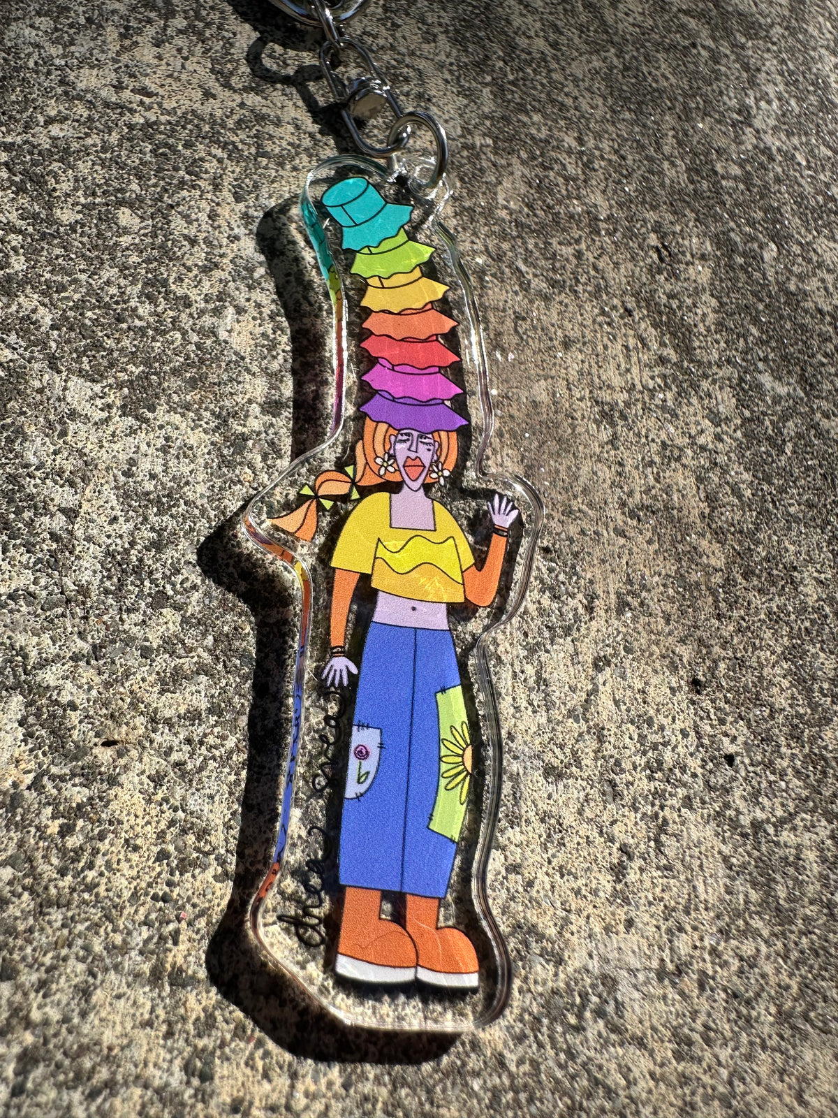 Hat Girl ✧ Drea Svea Acrylic Keychain ♡