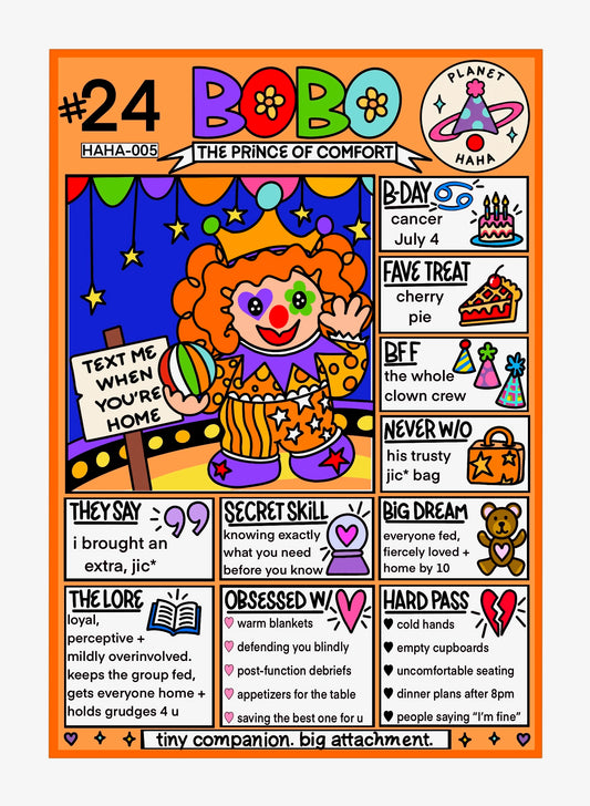 Bobo ✦ Planet HAHA collectible trading card