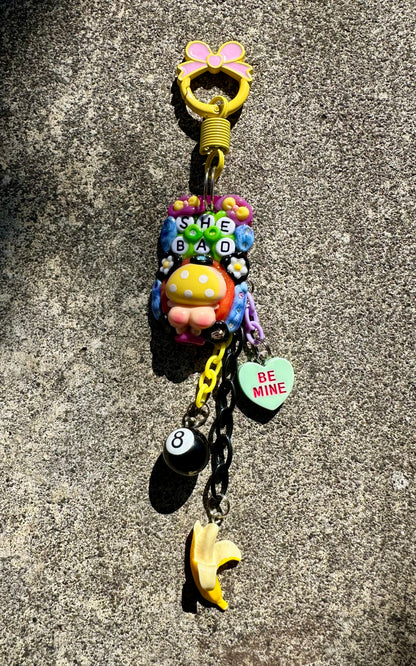 Handmade one-of-a-kind Booti from Planet MYCO Pocket Pal bag charm by Drea Svea