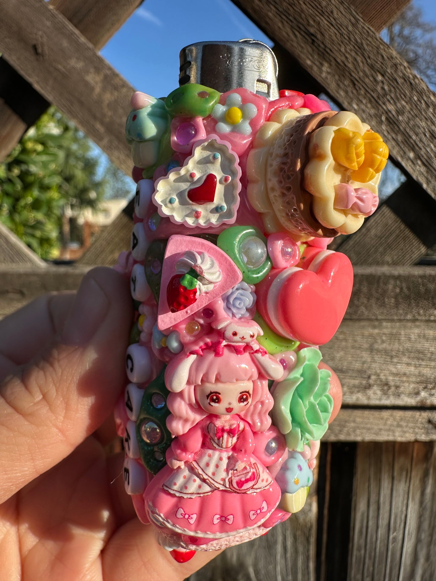 Let Them Eat Cake OOZE Pal | One & Only Handmade Collectible Bic Lighter Case 🎂