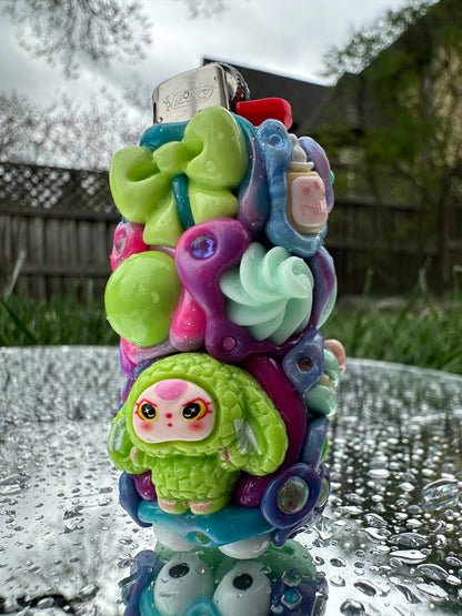 Baby OOZE Pal – Planet LAFU ✧ Mini Bic Lighter Case | Surprise Collectible