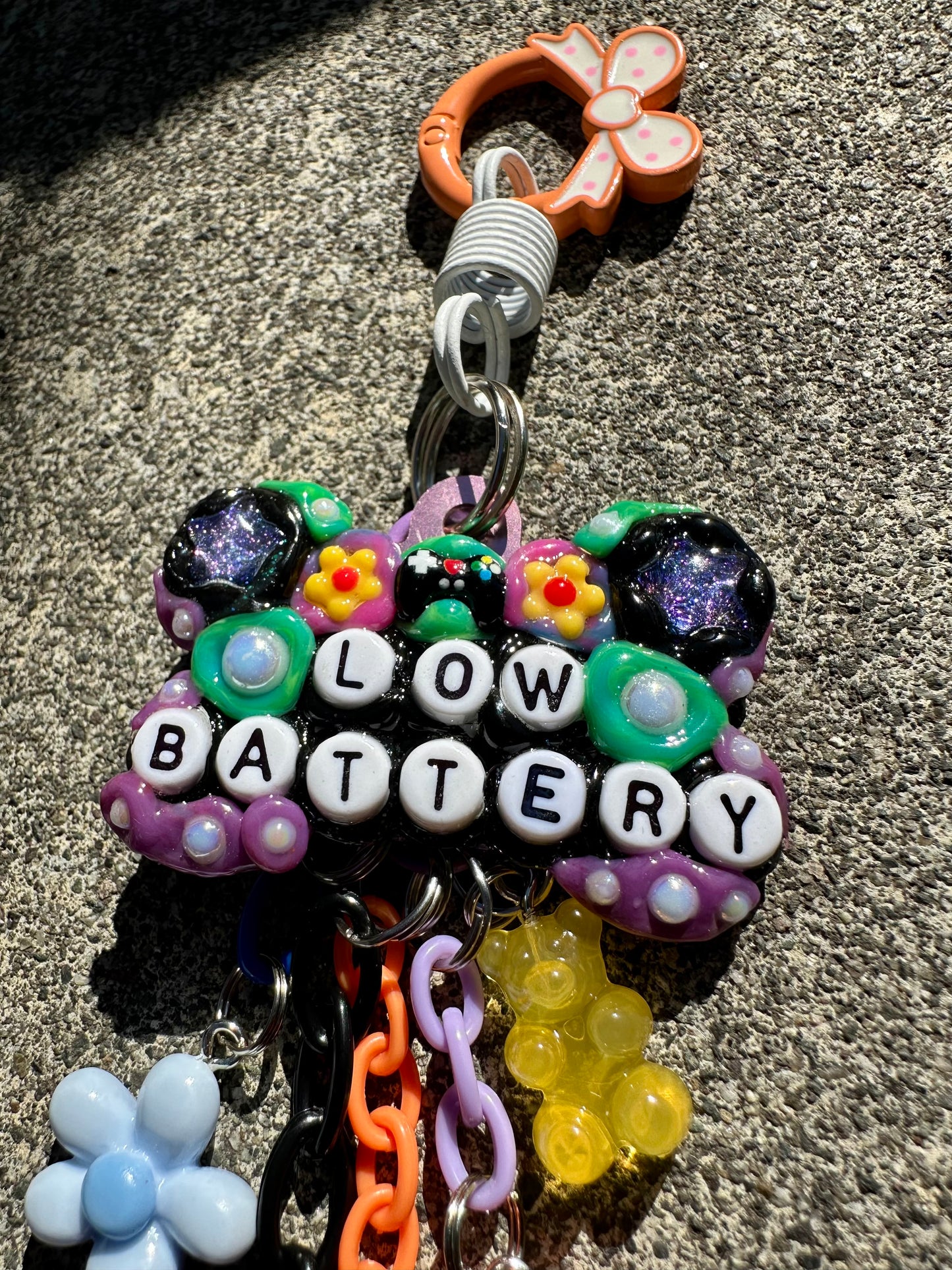 Low Battery ✧ Pocket Pal Bag Charm