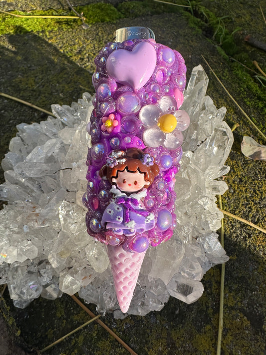 Purple Ice Cream Dream Ooze Lighter Case
