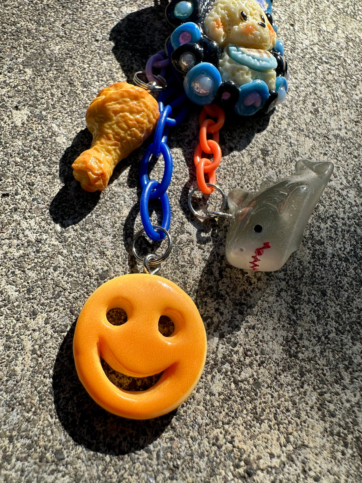 Handmade one-of-a-kind Miso from Planet BARK Pocket Pal bag charm by Drea Svea