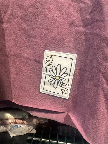 OOAK ~ Medium Cropped Berry Short Sleeve