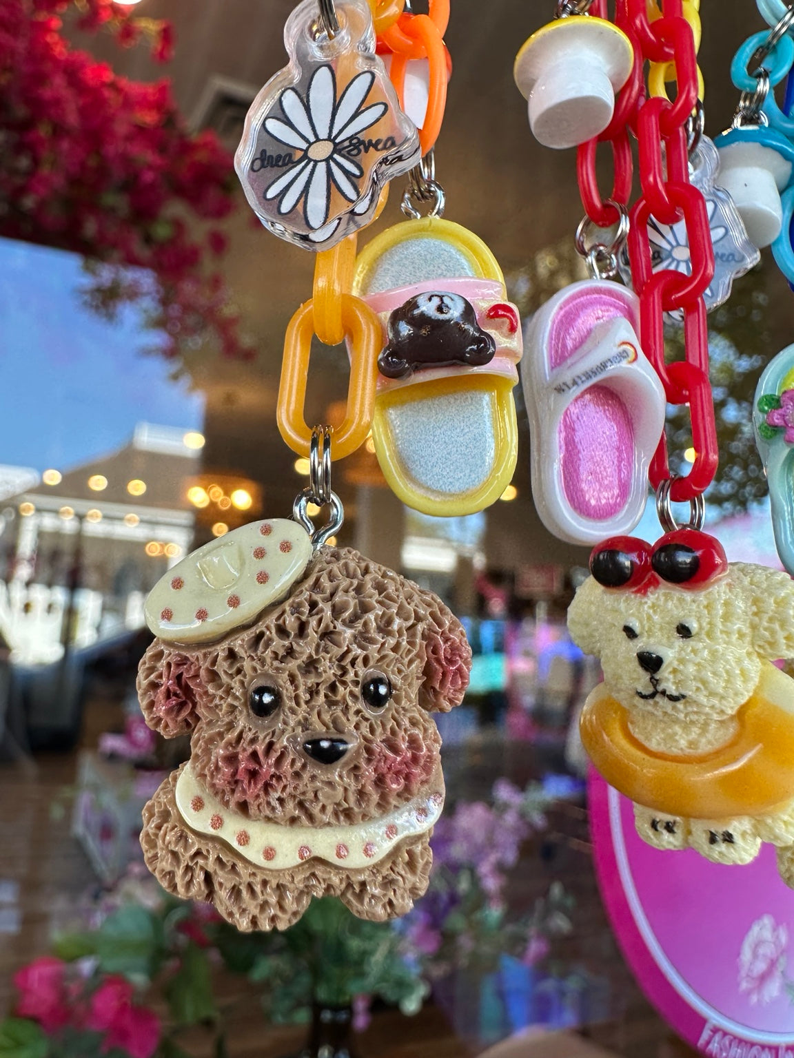 Crumb hanging with other handmade Planet BARK Pocket Pals