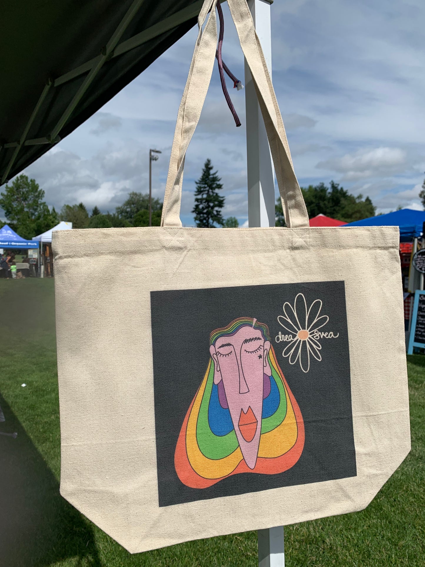 Rainbow Girl Tote