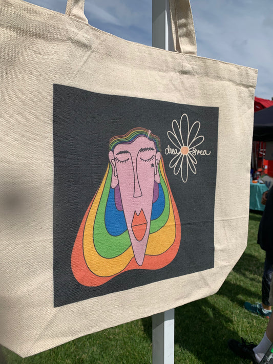 Rainbow Girl Tote