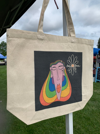 Rainbow Girl Tote